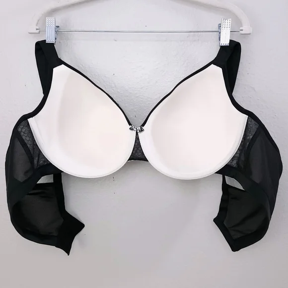 CACIQUE Lightly Lined Bra 46C Victorian Floral Lace Vine - Picture 4 of 6